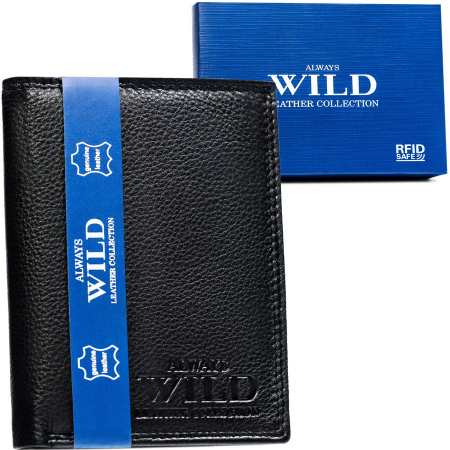 Portofele Barbati - Portofel din piele naturala pentru barbati Always Wild PTR-N4-P-CCD-2-2696 BL