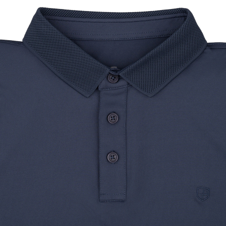 Tricou polo albastru pentru bărbați, mărimi de la M la XL - Peterson [5]