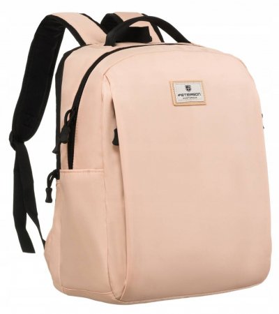 Preferintele clientilor - Genti si Rucsacuri ❤️ - Rucsac mare, încăpător pentru femei, cu spațiu pentru laptop - Peterson PTR-PTN 77707-8315 BEI