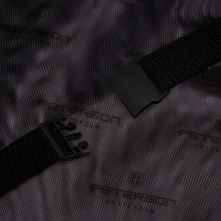 Rucsac de călătorie negru din poliester, perfect pentru bagajul de mână - Peterson PTR-PTN BOCIAN-6408 BLAC [13]