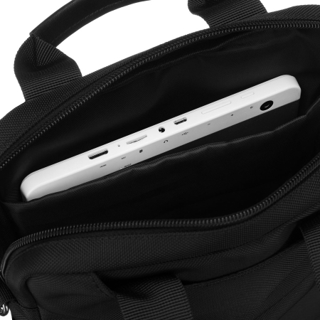 Geantă messenger mică și practică din Cordura neagră, cu închidere cu fermoar - Peterson PTR-PTN-73216-2119 BLACK [7]