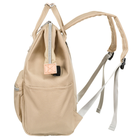 Rucsac de călătorie pentru femei din poliester, de culoare bej, cu bretele reglabile - Peterson PTR-PTN BETA BEIGE [3]
