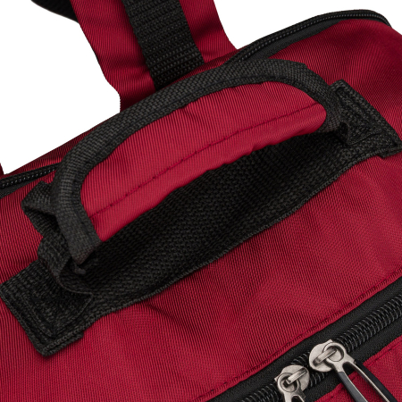 Rucsac de cabină din poliester bordo cu închidere cu fermoar - Peterson Weekender [12]