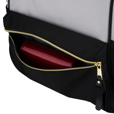 Rucsac de damă din poliester gri și negru, perfect pentru bagaj de mână - Peterson PTR-PTN ALFA BL-BL [10]