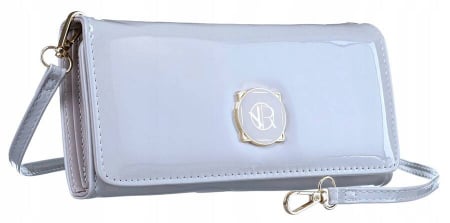 Handbags, Wallets & Cases  - Geantă-portofel elegant 2 în 1, gri, cu închidere magnetică - Rovicky PTR-R-MW-01-6069 LIGHT