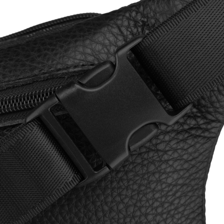 Borsetă bărbătească din piele neagră cu închidere cu fermoar - Rovicky PTR-R-ST7-05-7618-BLACK [6]