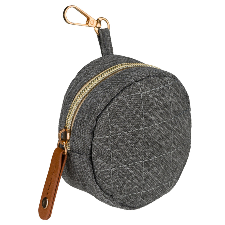 Rucsac spațios pentru mame, fabricat din poliester gri închis, echipat cu port USB - Peterson [11]