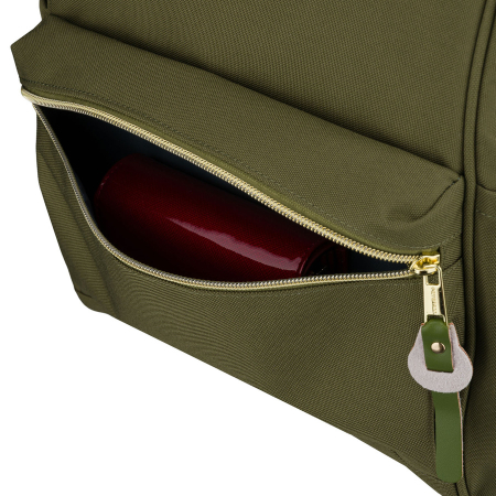 Rucsac de damă verde din poliester cu compartiment pentru laptop și bretele reglabile - Peterson PTR-PTN ALFA GREEN [6]