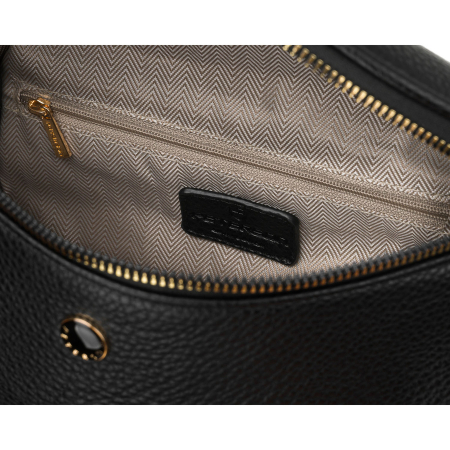 Geantă elegantă de damă din piele ecologică de culoare neagră - Peterson PTR-PTN MIS-02-3551 BLAC [6]