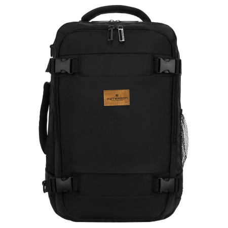 Rucsac de călătorie negru din poliester, perfect pentru bagajul de mână - Peterson PTR-PTN BIELIK-6491 BLAC [2]