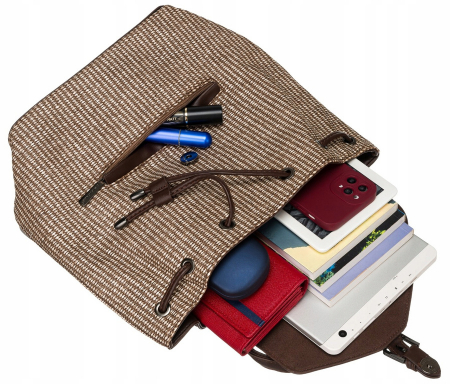 Rucsac elegant de dama din piele ecologica - David Jones PTR-6875-3 BRO [7]