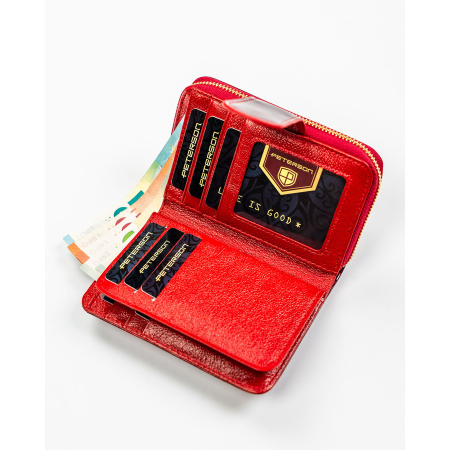 Portofel dama din piele naturala Peterson PTR-PTN PS115-FDS RED [7]