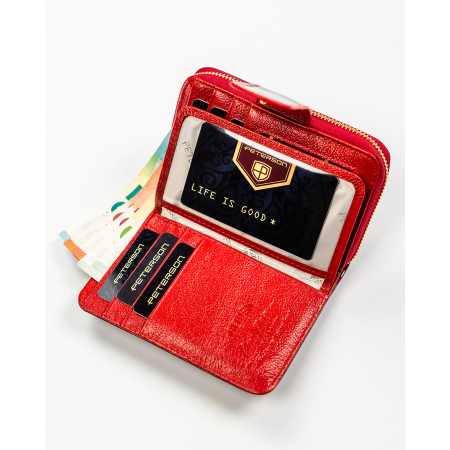 Portofel dama din piele naturala Peterson PTR-PTN PS115-FDS RED [6]