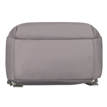 Rucsac gri de damă din nailon și piele ecologică cu buzunar exterior - Peterson PTR-PTN JN-17-0429 GRAY [19]