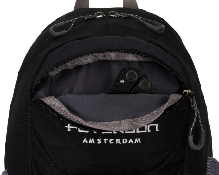 Rucsac ușor, negru, pentru călătorii, cu o curea pentru piept - Peterson PTR-PTN JPS-03-8504 BL [8]