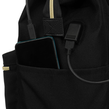 Rucsac mare din poliester negru cu compartiment pentru laptop - Peterson PTR-PTN ALFA BLACK [9]