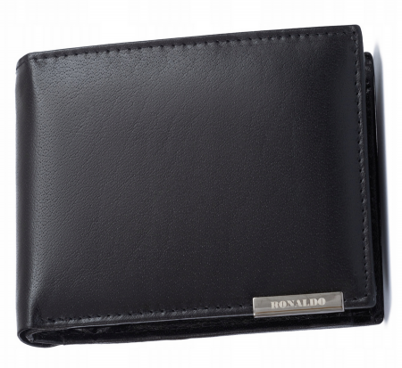  Wallets & Money Clips - Portofel barbati din piele naturala Ronaldo PTR-RM-02-BCF-BP BL