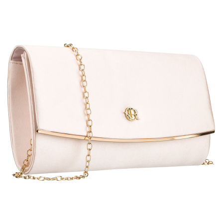 Import - Geantă de damă bej din material sintetic cu buzunar interior - Rovicky PTR-R-XS028-3-0672 BEIGE
