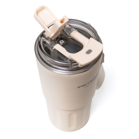 Cană termică bej din oțel inoxidabil - Peterson PTR-PTN KT-01-600 BEIGE [4]