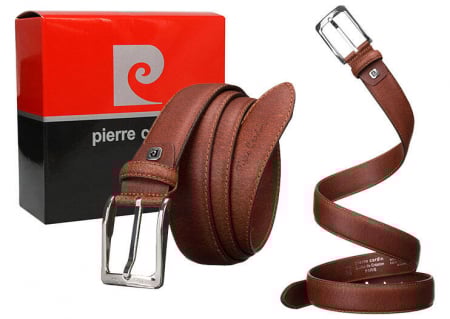 Curea barbati din piele naturala Pierre Cardin PTR-9025 COGNAC [1]
