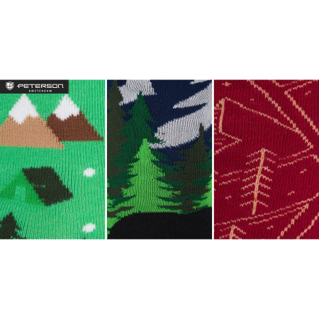 Set de șosete bărbătești cu modele outdoor în mărimile 38-44 - Peterson PTR-PTN SML-S3W-EX-38-44 [34]