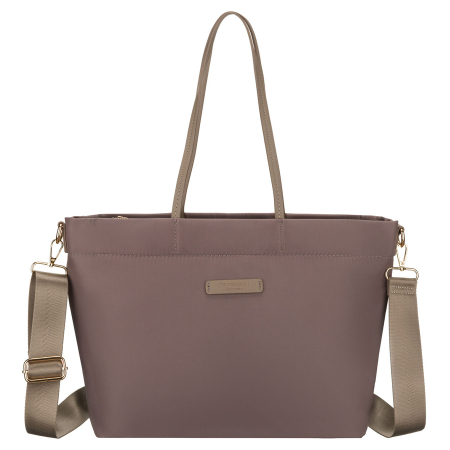 Geantă de damă bej din nylon cu închidere magnetică - Peterson PTR-PTN JN-10-0115 BEIGE [2]