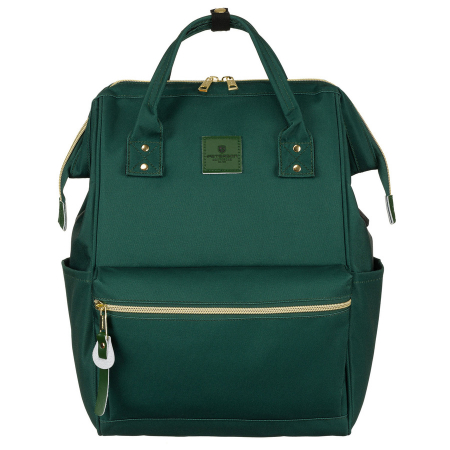 Rucsac de călătorie pentru femei, verde, din poliester, cu compartiment pentru laptop - Peterson PTR-PTN ALFA DARK GREEN [1]