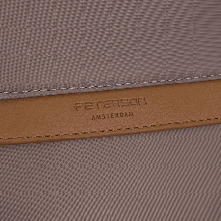 Rucsac urban pentru femei, confecționat din nailon și piele ecologică, de culoare bej PTR-PTN JN-12-0214 BEIGE [11]