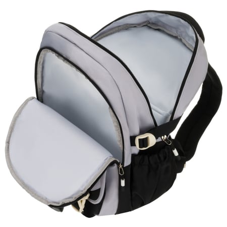Rucsac școlar gri și negru din poliester cu husă suplimentară - Peterson PTR-PTN 8610-1334 GRAY [6]