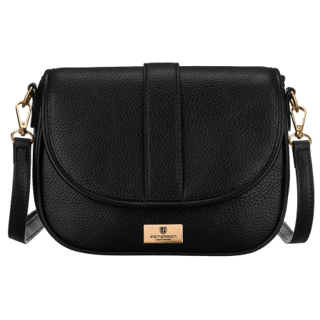 Geantă de umăr mică, neagră, pentru femei, din piele ecologică - Peterson PTN TOR-ALE-23-5135 [1]