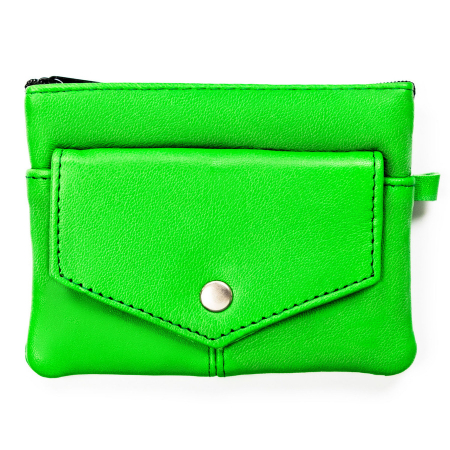 Accesorii Dama - Husa pentru chei din piele naturala de culoare verde PTR-KC-01-PDM L.GREEN