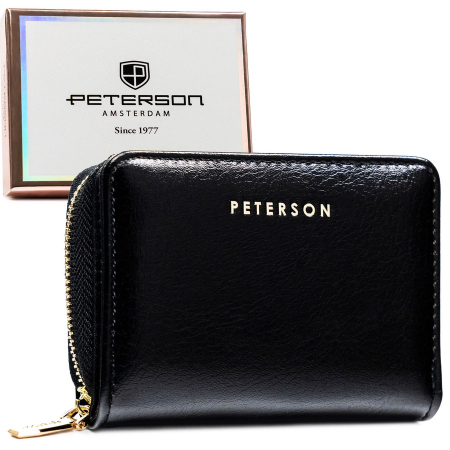 Portofele Dama - Portofel dama din piele Peterson PTR-PTN 010-HF-1558 BL