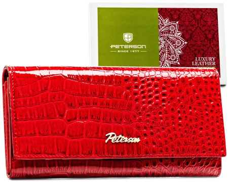 Portofele Dama - Portofel dama din piele naturala Peterson PTR-PTN CR-409-1650 RE