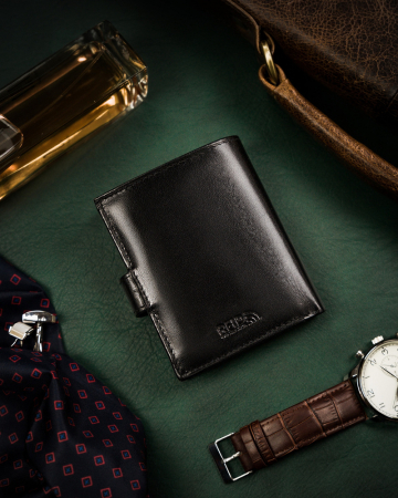 Portofel barbati din piele naturala Peterson PTN 363Z 2-1-1 BL [3]