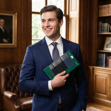 Boxer bărbătesc XL din bumbac, set de 3 perechi, negru - bleumarin - Peterson PTR-PTN MY-3-B01XL-BL-NV [12]