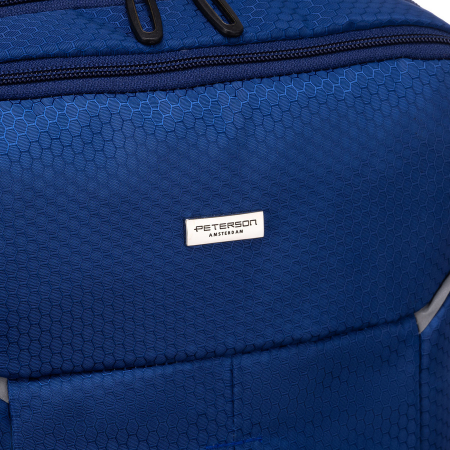 Rucsac bleumarin din poliester cu bretele de umăr respirabile - Peterson PTR-PTN BOCIAN-6453 NAVY [7]