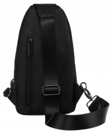 Geanta-rucsac de umar pentru barbati cu port USB - Peterson PTN 73206-7776 BL [2]