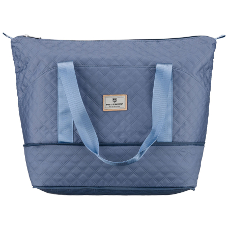 Geantă de antrenament din poliester albastru, echipată cu suport pentru valiză - Peterson PTR-PTN PIK-02-8618 L.BL [2]