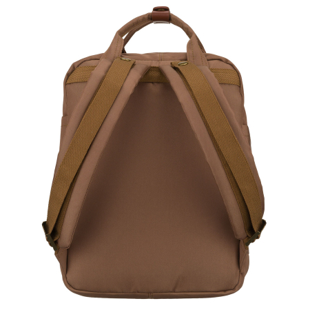 Rucsac de damă din poliester și piele ecologică maro, cu un singur compartiment - Peterson PTR-PTN GAMMA BROWN [3]