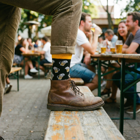 Set de șosete bărbătești cu diverse modele de bere, mărimi 38-45 - Peterson PTR-PTN SML-S3W-BE-38-44 [23]