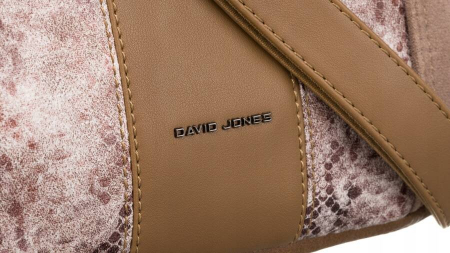 Geanta de dama din piele ecologica - David Jones PTR-6885-1 CAMEL [3]