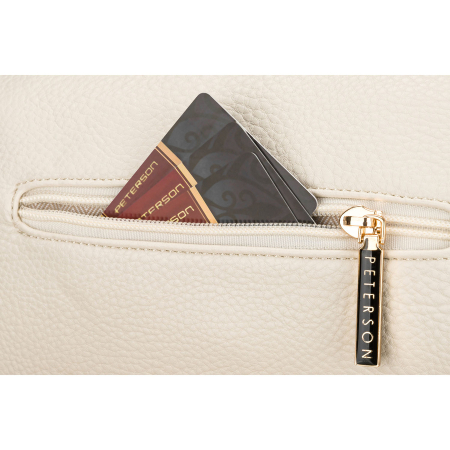 Geantă elegantă de damă din piele ecologică - Peterson PTR-PTN MIS-02-3568 L.BE [7]