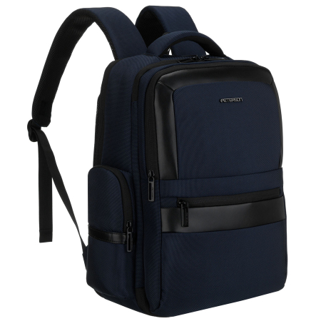 Rucsac de călătorie bleumarin cu buzunar pentru laptop de până la 14 inci - Peterson PTR-PTN HY243-7079 NAVY [1]