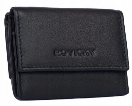 Portofele Dama - Portofel dama din piele naturala Rovicky PTR-R-20-LFN-2916 BL