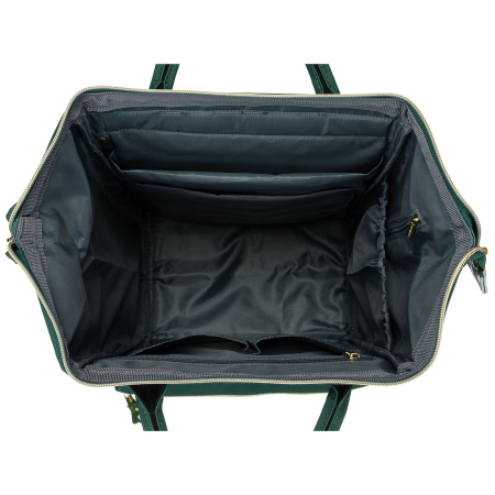 Rucsac de călătorie pentru femei, verde, din poliester, cu compartiment pentru laptop - Peterson PTR-PTN ALFA DARK GREEN [6]