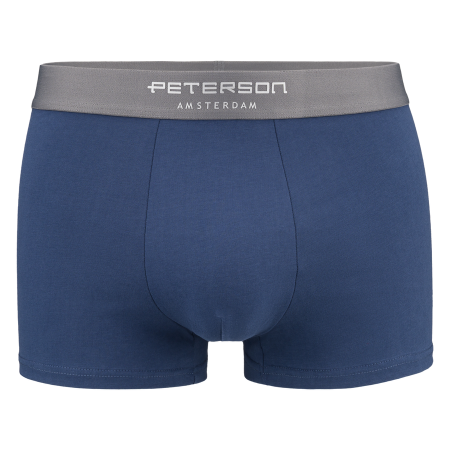 Boxer bărbătesc XL din bumbac, set de 3 perechi, negru - bleumarin - Peterson PTR-PTN MY-3-B01XL-BL-NV [5]