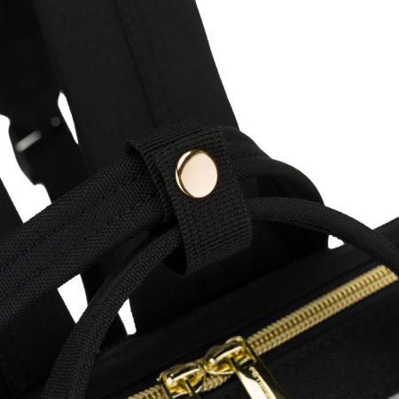 Rucsac de damă din poliester gri și negru, perfect pentru bagaj de mână - Peterson PTR-PTN ALFA BL-BL [15]