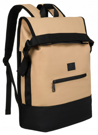 Rucsacuri Dama - Rucsac de oraș rulabil cu un buzunar exterior cu fermoar - Peterson PTR-PTN BERLIN-9046 BAIG