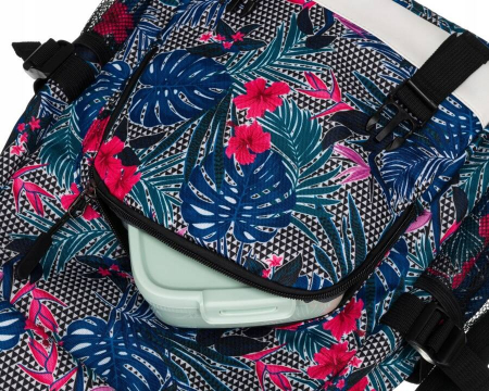 Rucsac pentru școală sport cu model de plante cu buzunar frontal - Peterson PTR-PTN 79907-8306 PRINT [7]