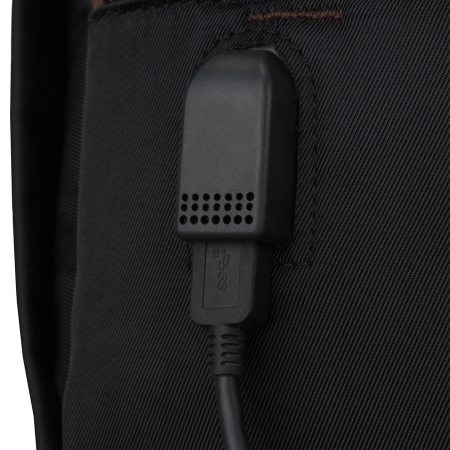 Rucsac de călătorie negru din poliester cu buzunar pentru laptop - Peterson [14]
